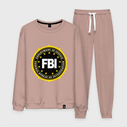 Мужской костюм хлопок FBI