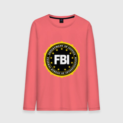 Мужской лонгслив хлопок FBI