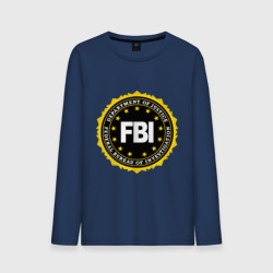 Мужской лонгслив хлопок FBI