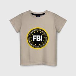 Детская футболка хлопок FBI