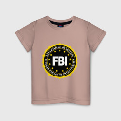 Детская футболка хлопок FBI