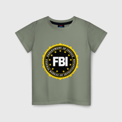 Детская футболка хлопок FBI