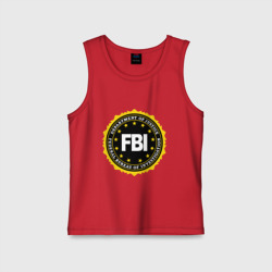 Детская майка хлопок FBI