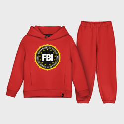 Детский костюм хлопок Oversize FBI