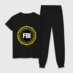 Женская пижама хлопок FBI