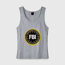 Женская майка хлопок FBI