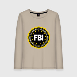 Женский лонгслив хлопок FBI