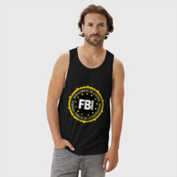 Мужская майка хлопок FBI - фото 2