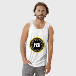 Мужская майка хлопок FBI - фото 2