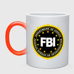 Кружка хамелеон FBI