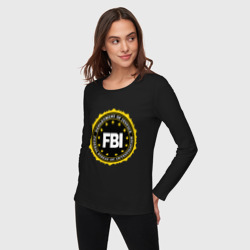 Женский лонгслив хлопок FBI - фото 2