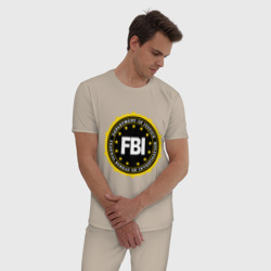 Мужская пижама хлопок FBI - фото 2