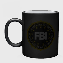 Кружка хамелеон FBI - фото 2
