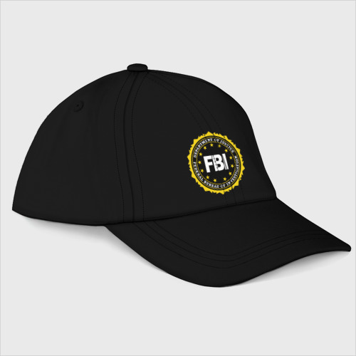 Бейсболка FBI, цвет черный