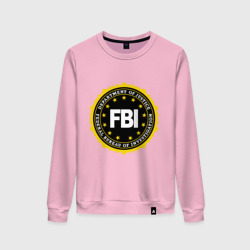 Женский свитшот хлопок FBI