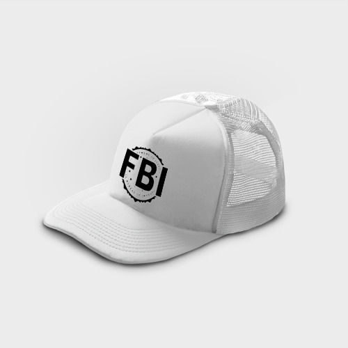 Кепка тракер с сеткой FBI LOGO, цвет белый - фото 3