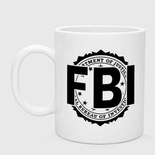Кружка керамическая FBI LOGO
