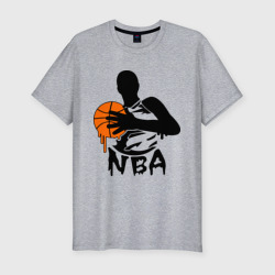Kareem Abdul-Jabbar NBA – Футболка приталенная из хлопка с принтом купить