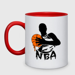 Кружка двухцветная Kareem Abdul-Jabbar NBA