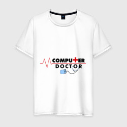 Мужская футболка хлопок Computer Doctor