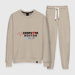 Женский костюм хлопок Computer Doctor