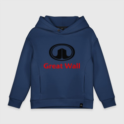 Детское худи Oversize хлопок Great Wall logo