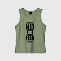 Детская майка хлопок Mid or feed