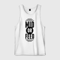 Мужская майка хлопок Mid or feed