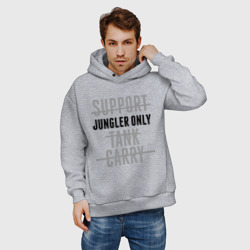 Мужское худи Oversize хлопок Jungler only - фото 2