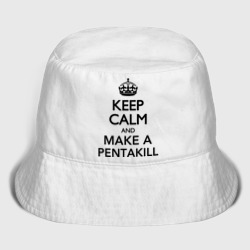 Детская панама хлопок Keep calm and make a Pentakill