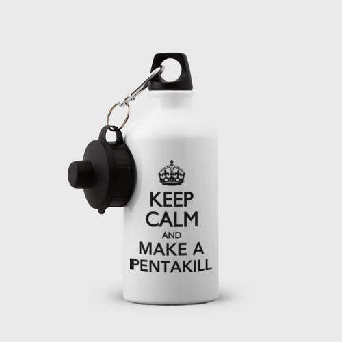 Бутылка спортивная Keep calm and make a Pentakill - фото 3