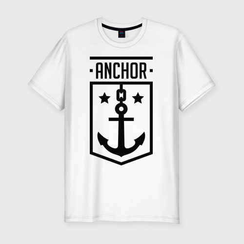 Мужская футболка хлопок Slim Anchor Shield