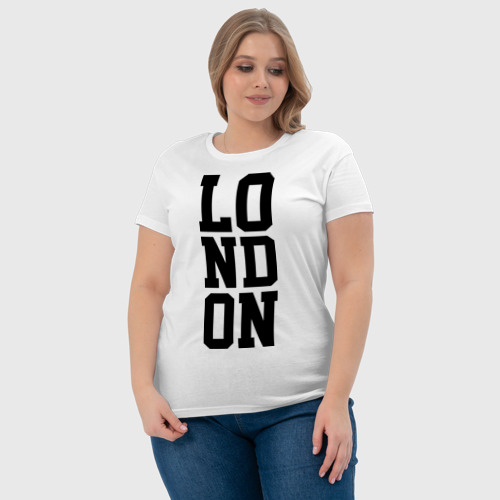 Женская футболка хлопок London - фото 6