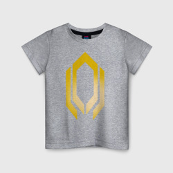 Детская футболка хлопок Mass Effect gold