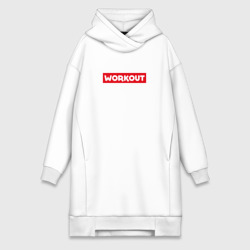 Платье-худи хлопок Obey workout