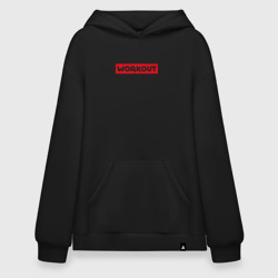 Худи SuperOversize хлопок Obey workout