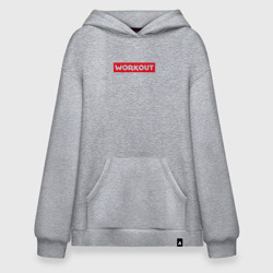 Худи SuperOversize хлопок Obey workout