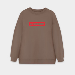 Женский свитшот oversize без начеса хлопок Obey workout