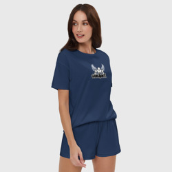 Женская пижама с шортиками хлопок Street Workout wings - фото 2