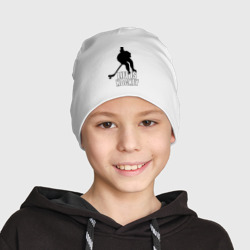 Детская шапка демисезонная Life is hockey Хоккей - это жизнь - фото 2