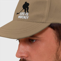 Бейсболка Life is hockey Хоккей - это жизнь