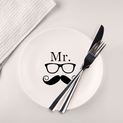 Тарелка Mистер парная