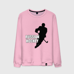 Мужской свитшот хлопок Russian hockey Русский хоккей