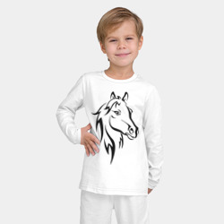 Детская пижама с лонгсливом хлопок Horse - фото 2