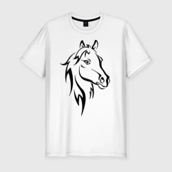 Мужская футболка хлопок Slim Horse