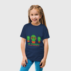 Детская футболка хлопок Самоуверенный кактус - фото 2
