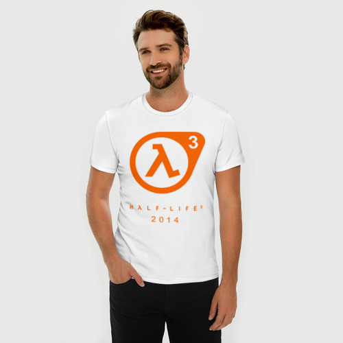 Мужская футболка хлопок Slim Half - life 3 - фото 3