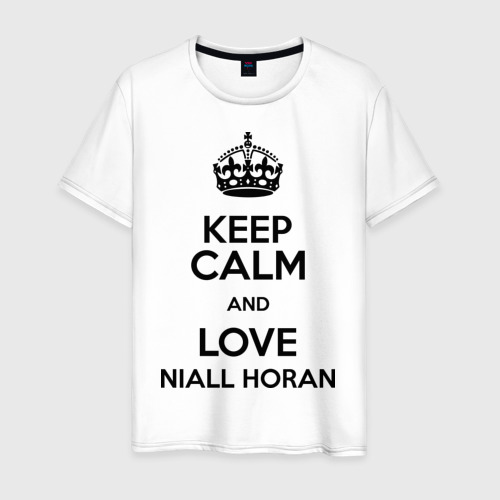 Мужская футболка хлопок Keep calm and love Niall Horan