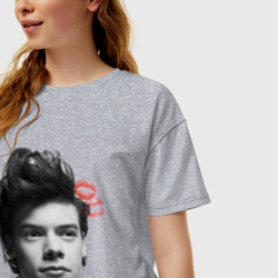 Женская футболка хлопок Oversize Harry Styles - фото 2