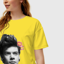 Женская футболка хлопок Oversize Harry Styles - фото 2